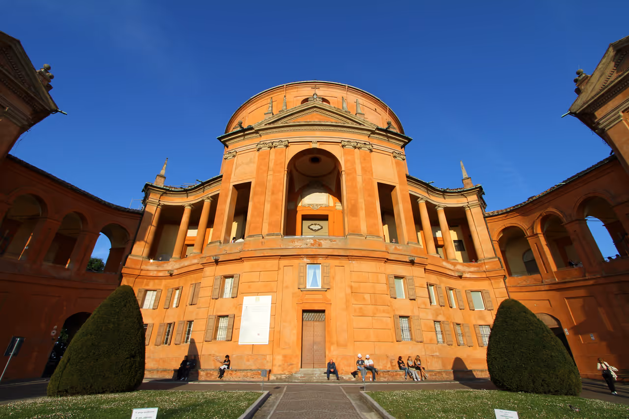 Sanctuary of the madonna of san luca in Bologna