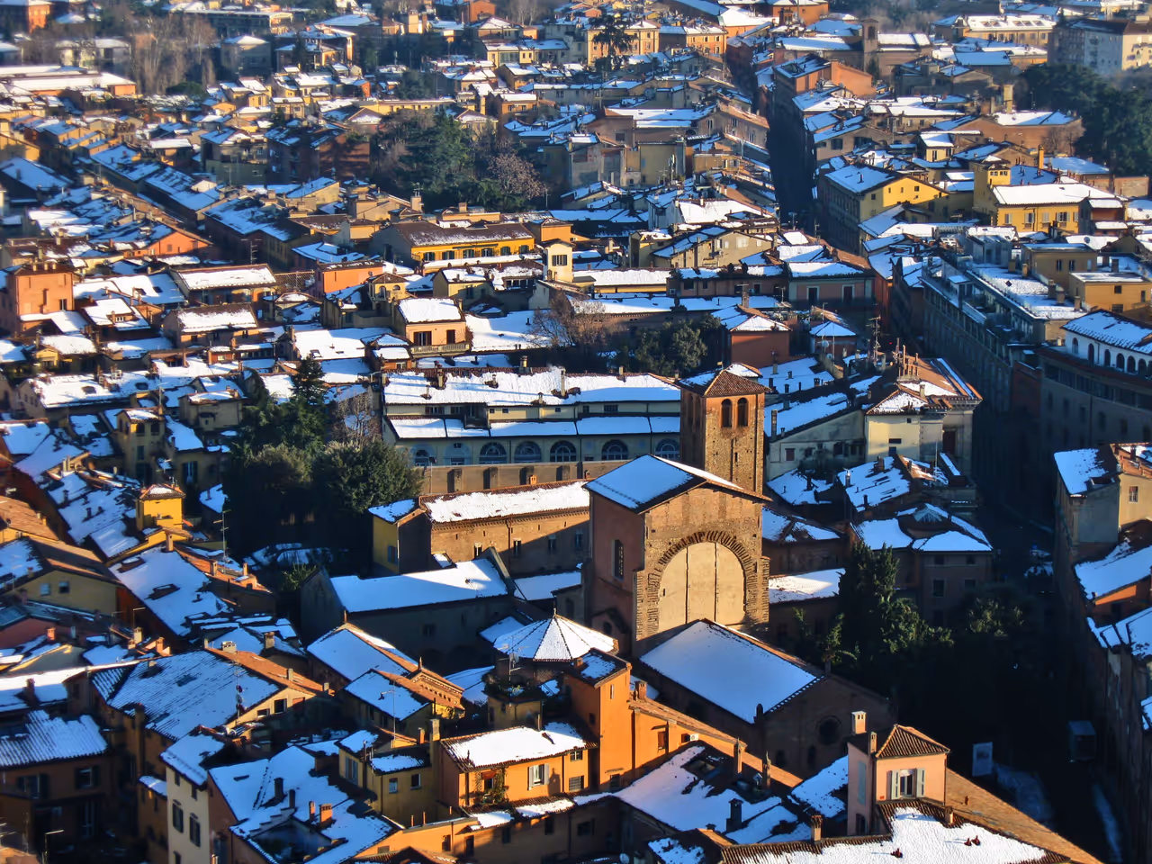 View from the Two towers in Bologna