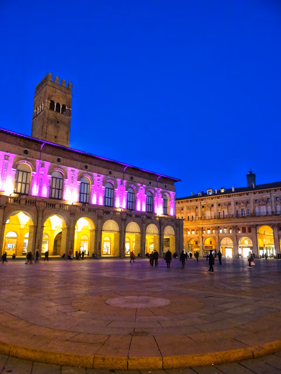Blue hour in bologna