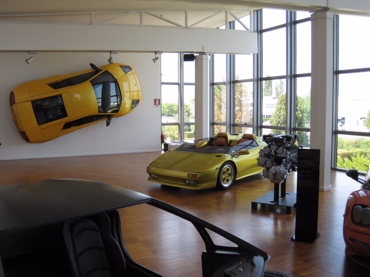 Lamborghini museum in Bologna