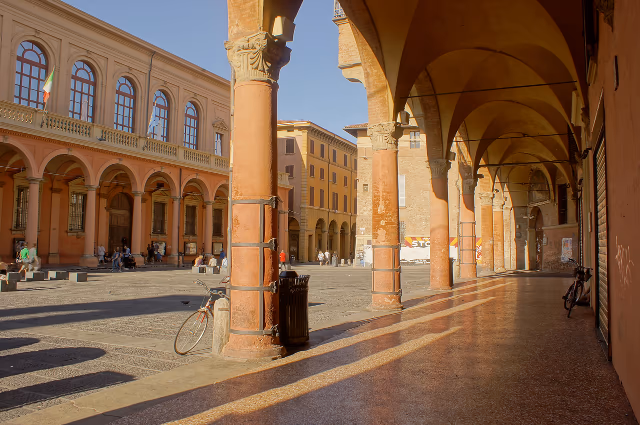 Verdi square nightlife spot in Bologna