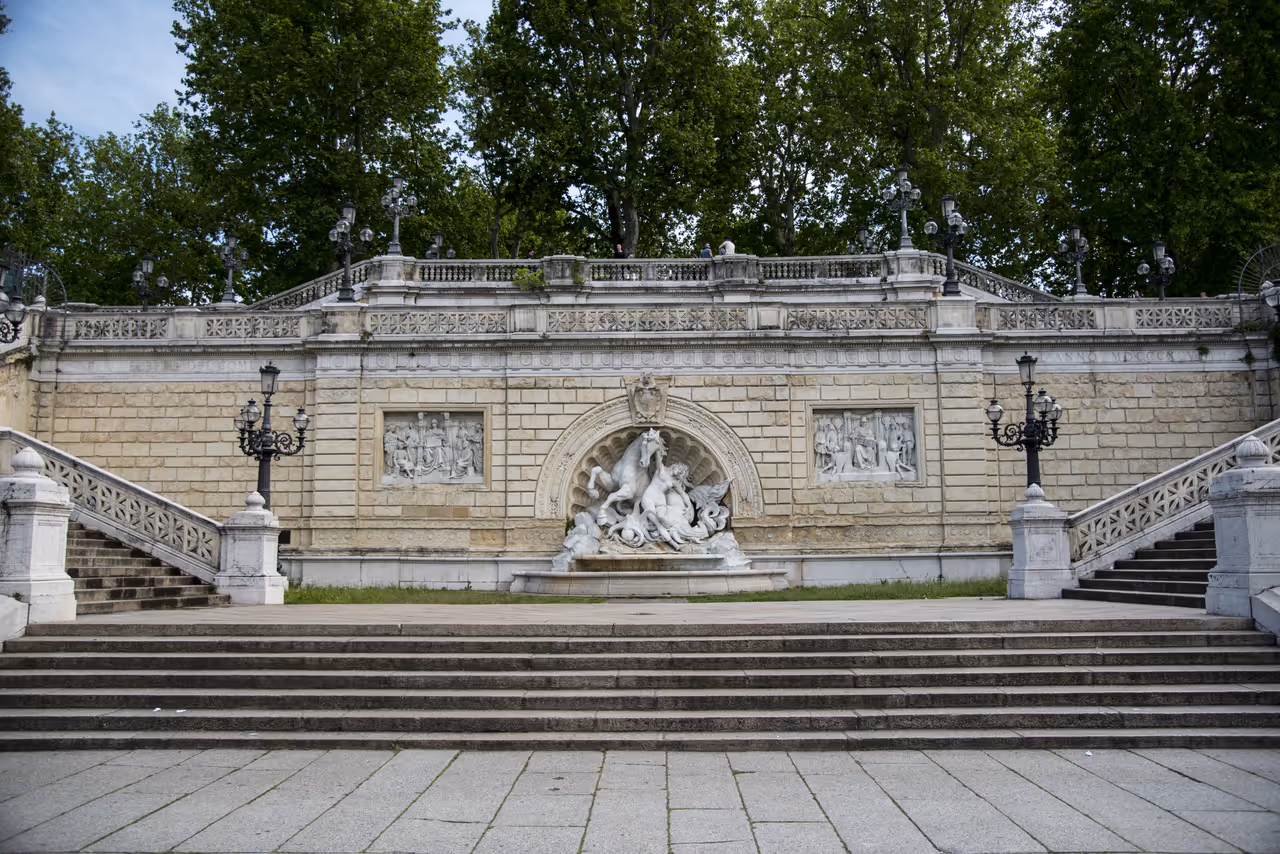 Park of montagnola in Bologna