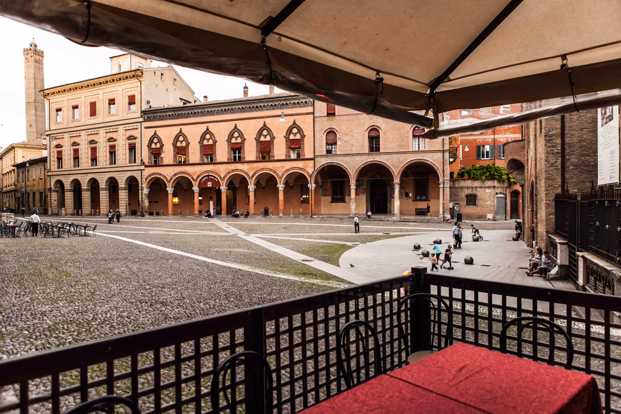 Porticoes of in Bologna
