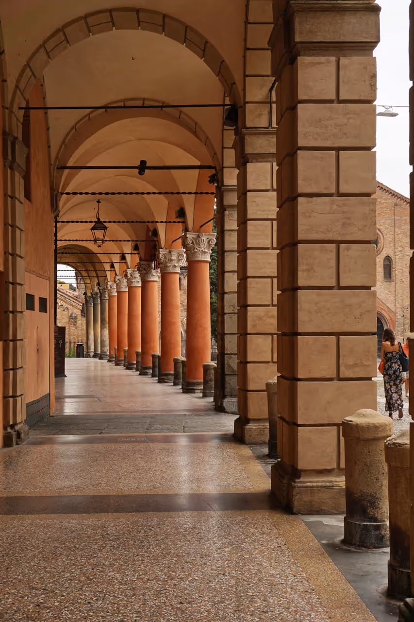 Porticoes of in Bologna