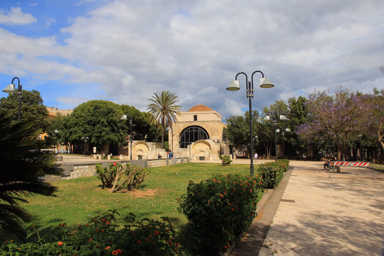 Basilica of saint saturninus in Cagliari