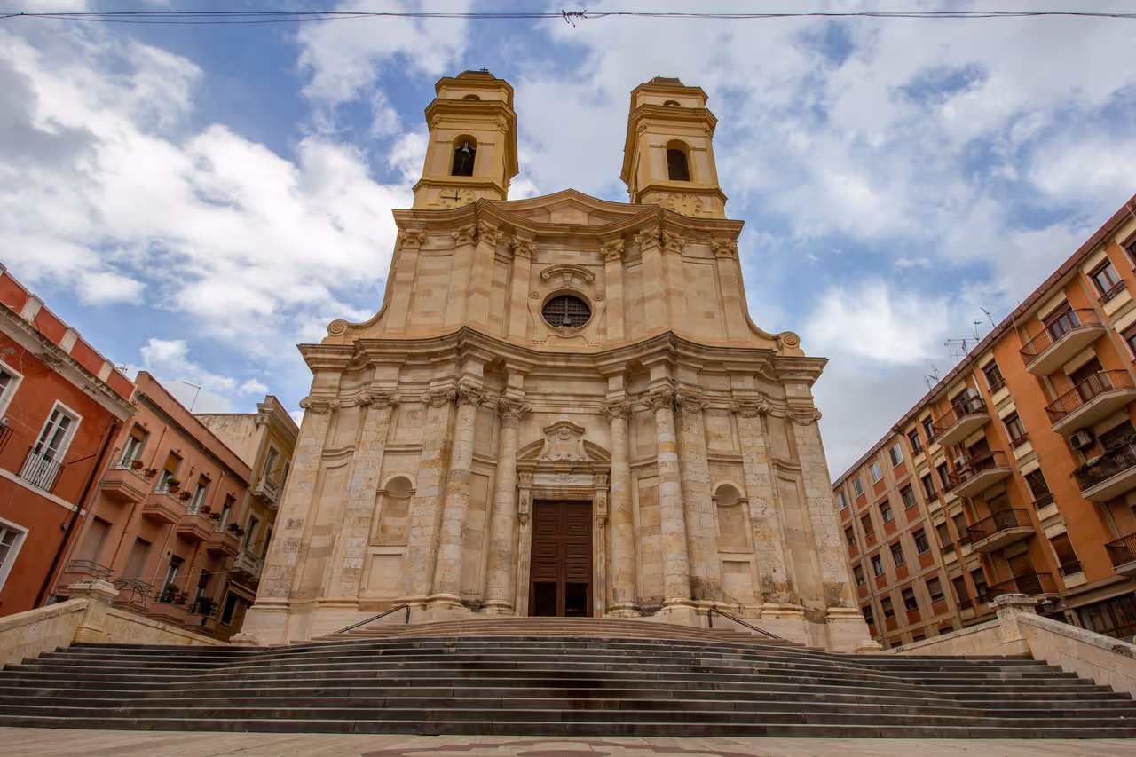Collegiate church of saint anne in Cagliari