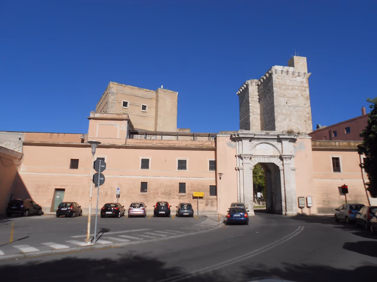 Cristina gate in Cagliari