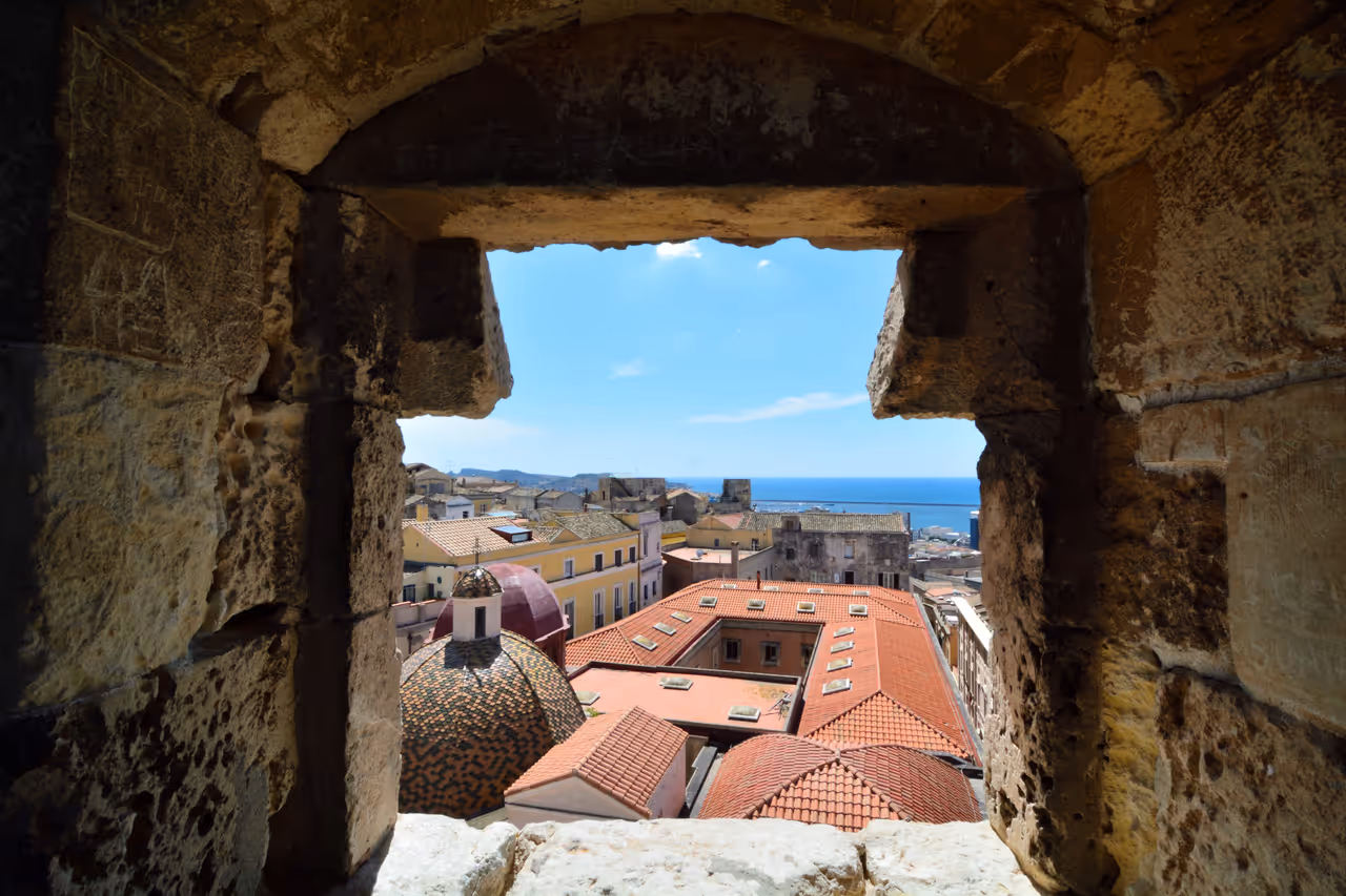 Elephant tower in Cagliari