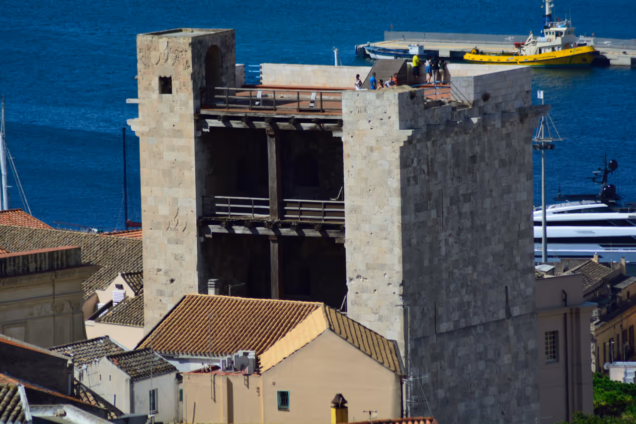 Elephant tower in Cagliari