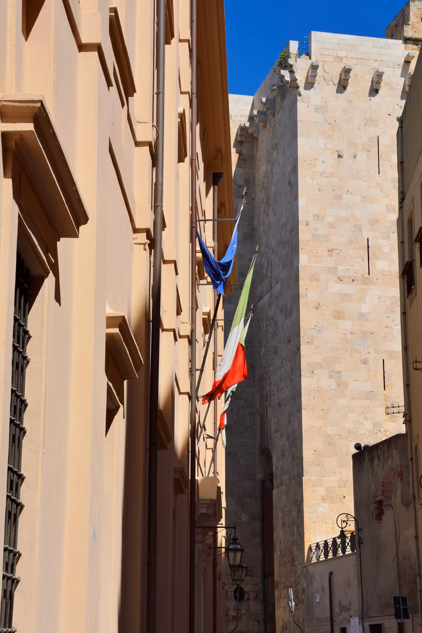 Elephant tower in Cagliari