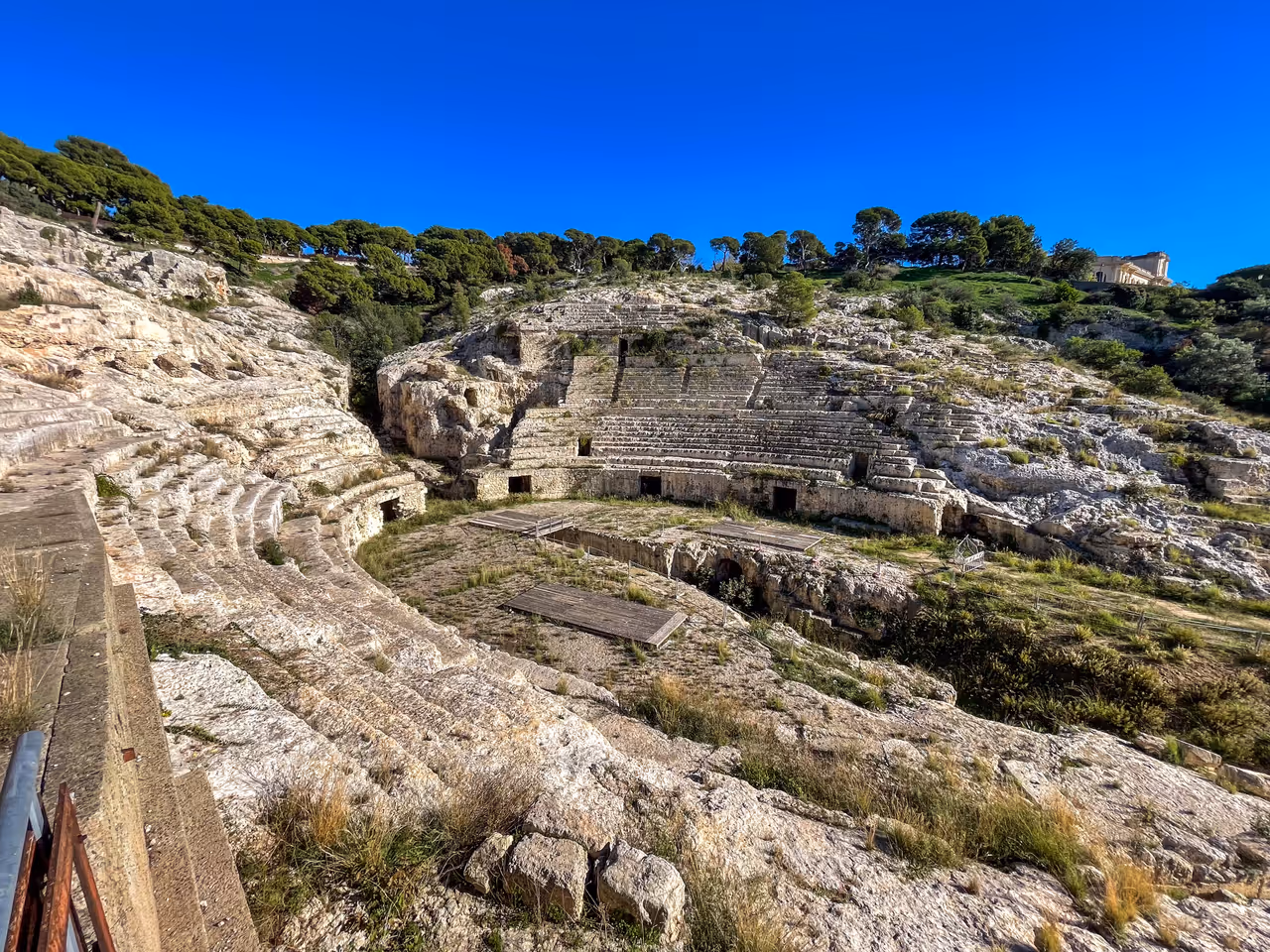 Roman amphitheatre of in Cagliari