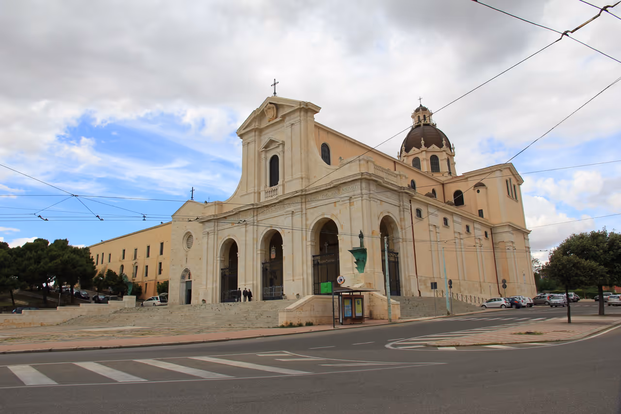 Sanctuary of our lady of bonaria in Cagliari