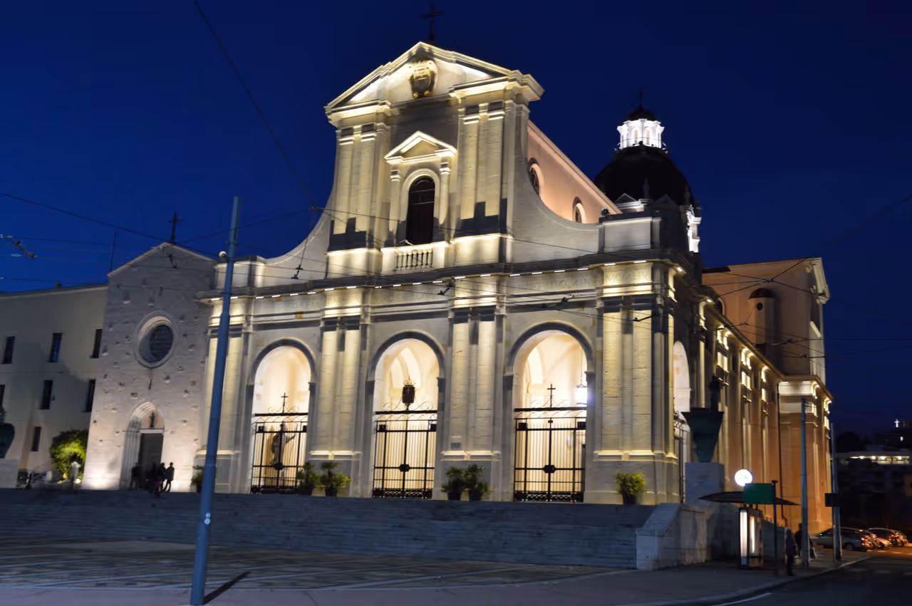 Sanctuary of our lady of bonaria in Cagliari