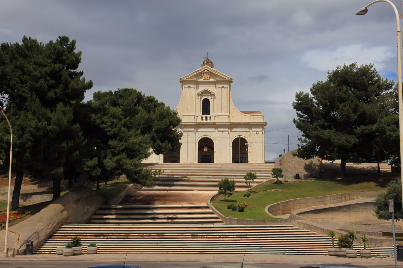 Sanctuary of our lady of bonaria in Cagliari