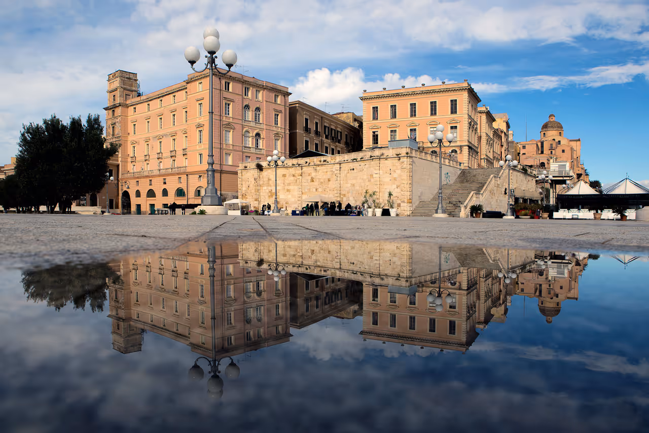 Palazzo Boile and Cagliari Cathedral, Cagliari