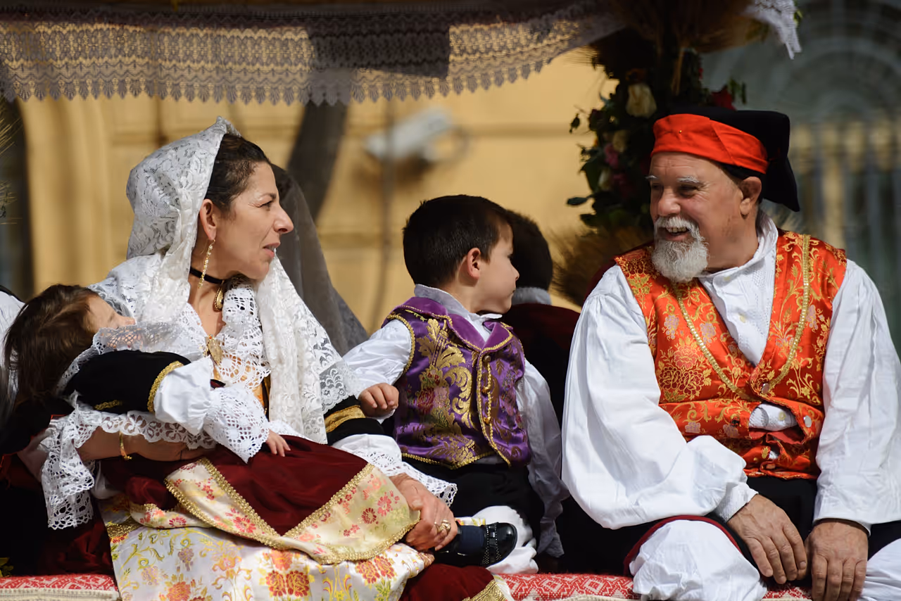 Feast of saint efisio festival in Cagliari