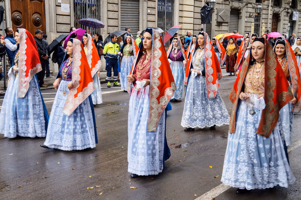 Feast of saint efisio festival in Cagliari