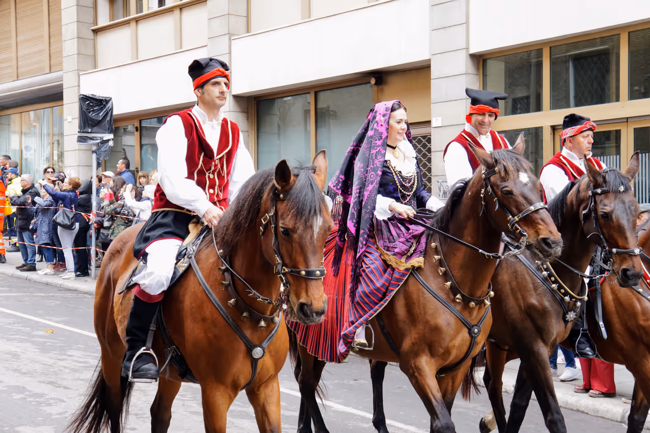 Feast of saint efisio festival in Cagliari