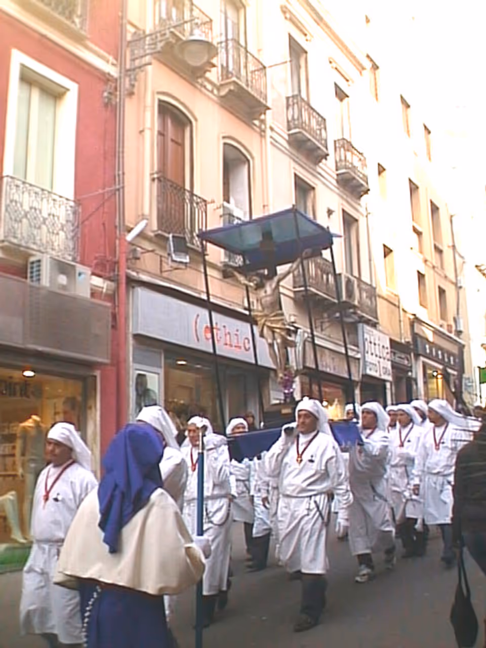 Holy week processions festival in Cagliari