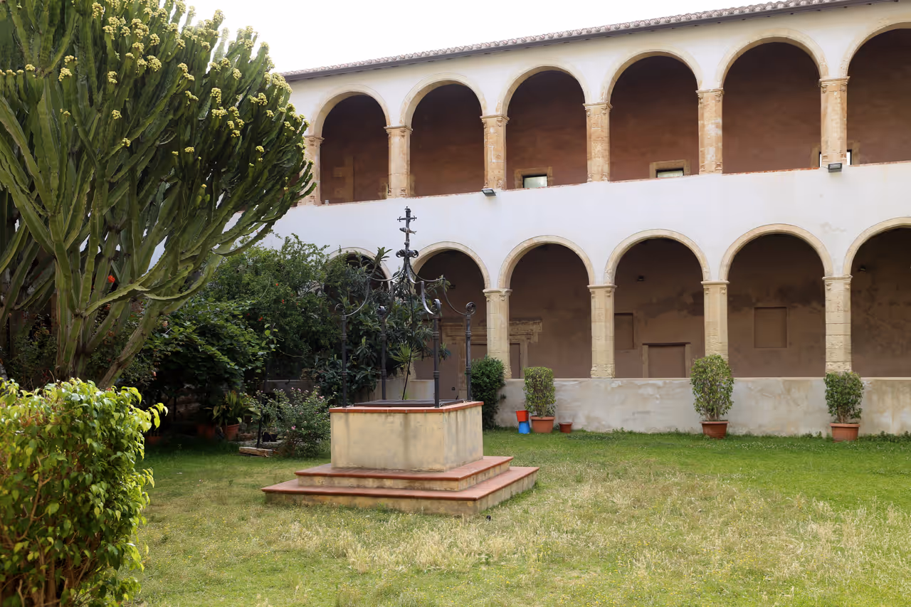 Cloister of saint dominic in Cagliari