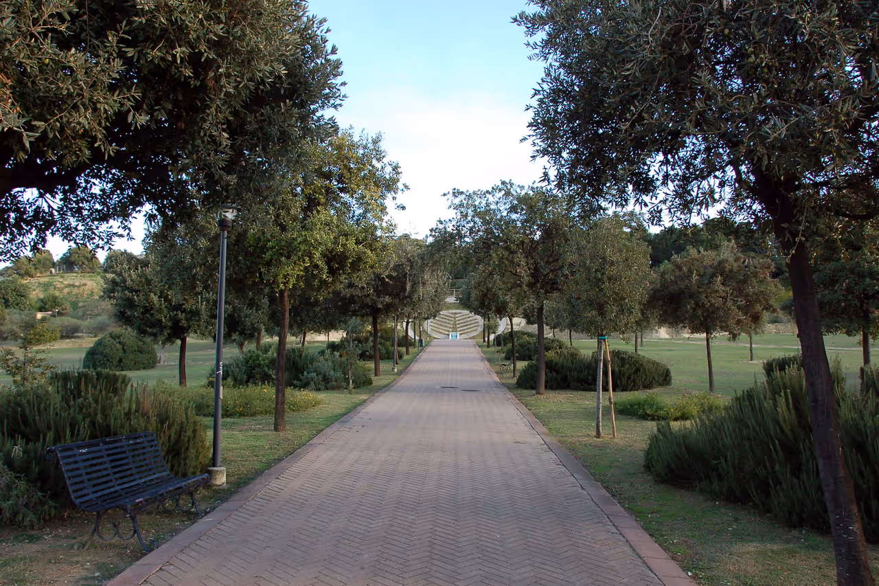 Monte claro park in Cagliari
