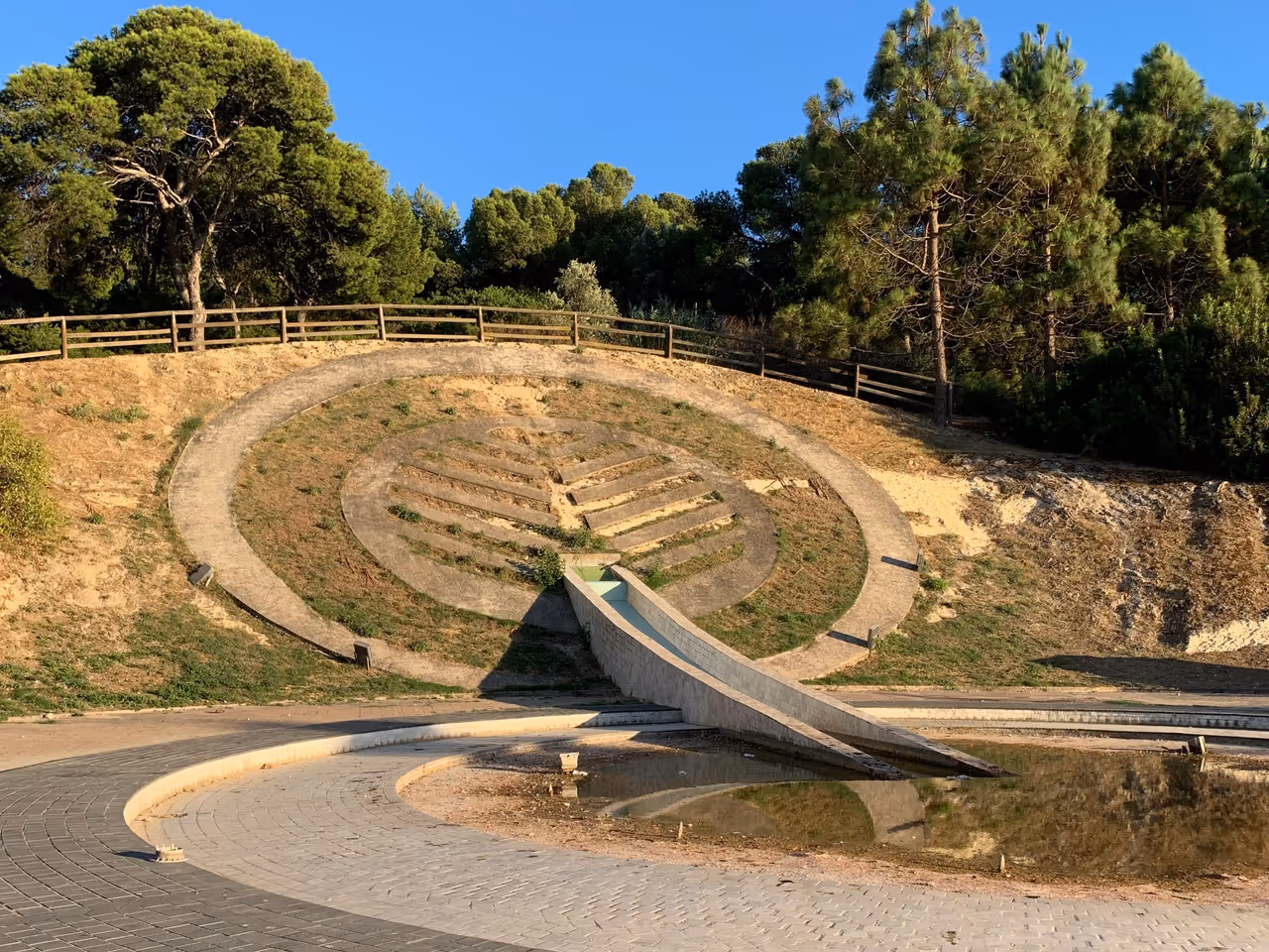 Monte claro park in Cagliari