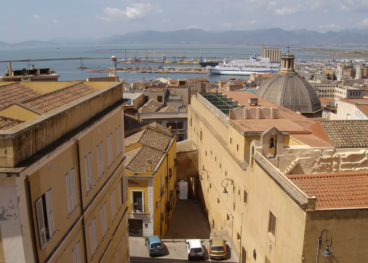 Marina district in Cagliari