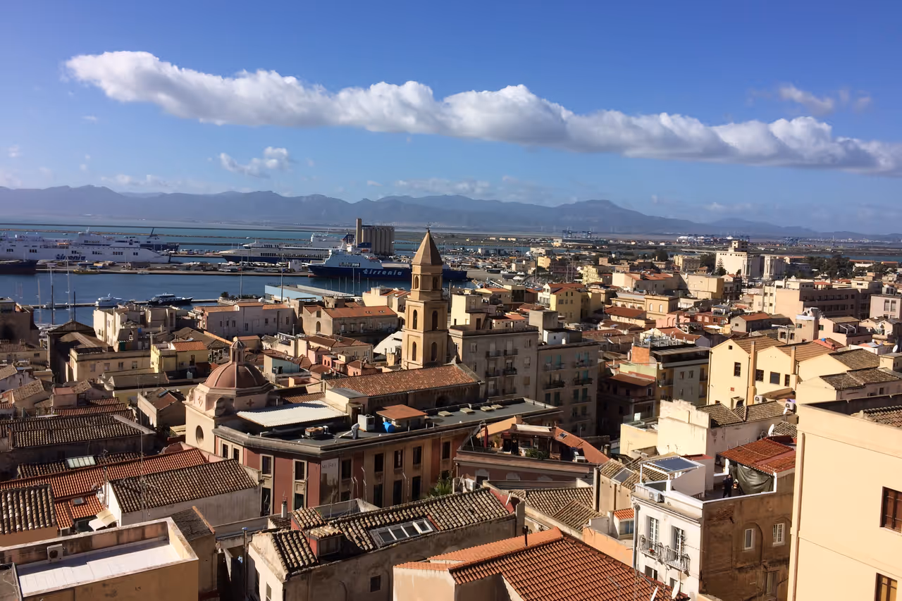 Marina district in Cagliari