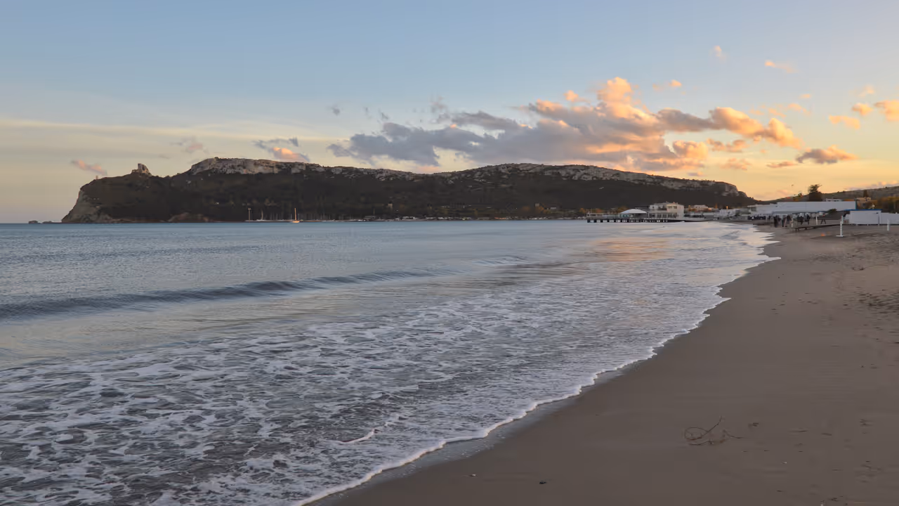 Poetto beach in Cagliari