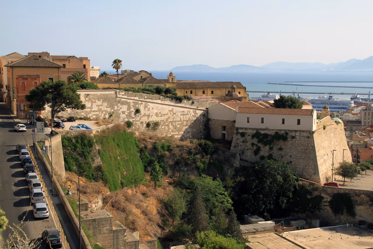 Stampace district in Cagliari