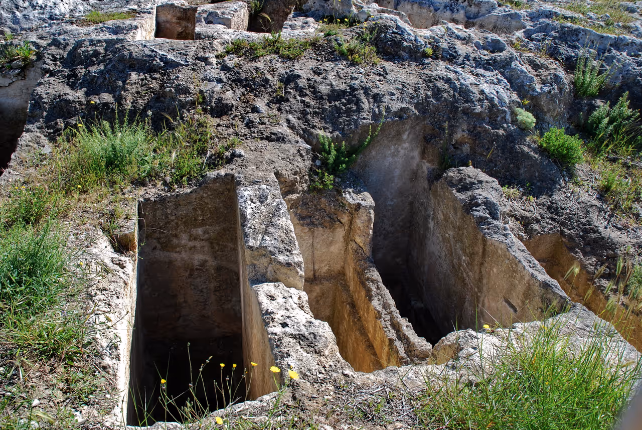 Tuvixeddu necropolis in Cagliari