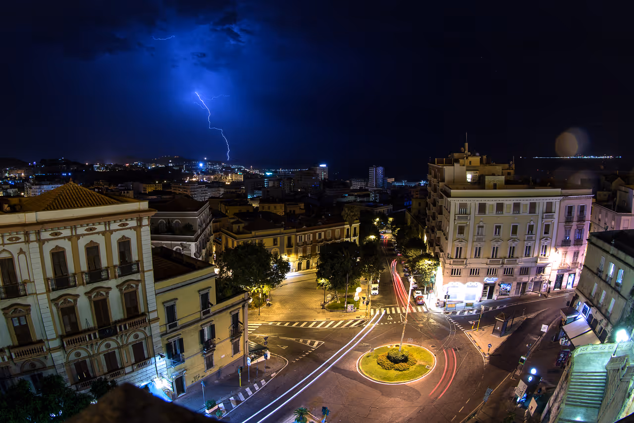 Villanova district in Cagliari