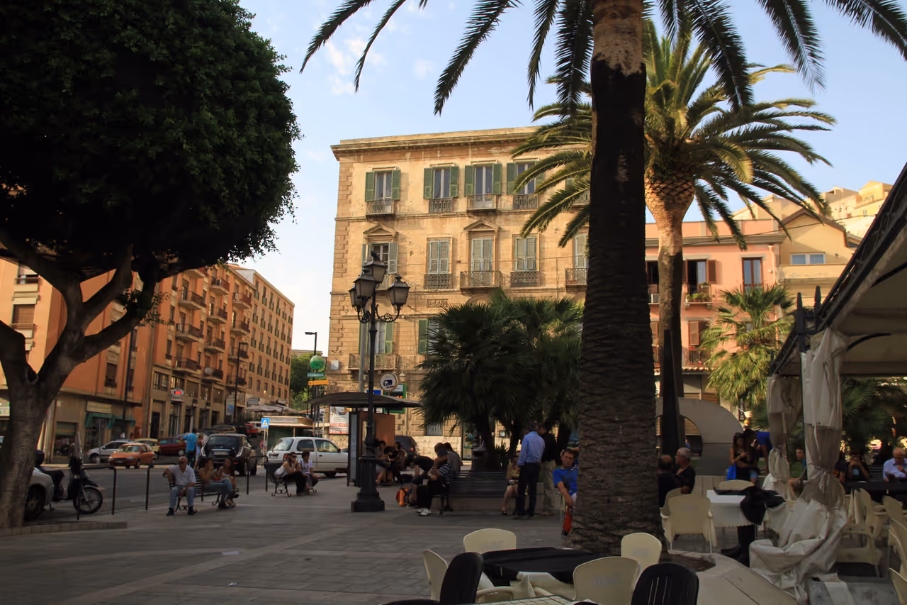 Piazza yenne nightlife spot in Cagliari