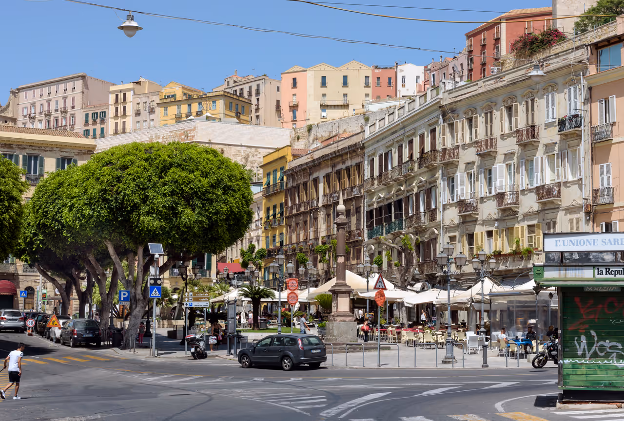 Piazza yenne nightlife spot in Cagliari