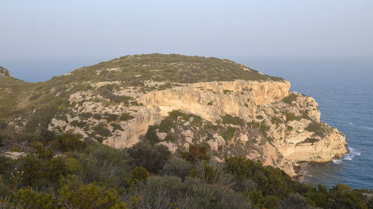 View from Devil's saddle summit in Cagliari