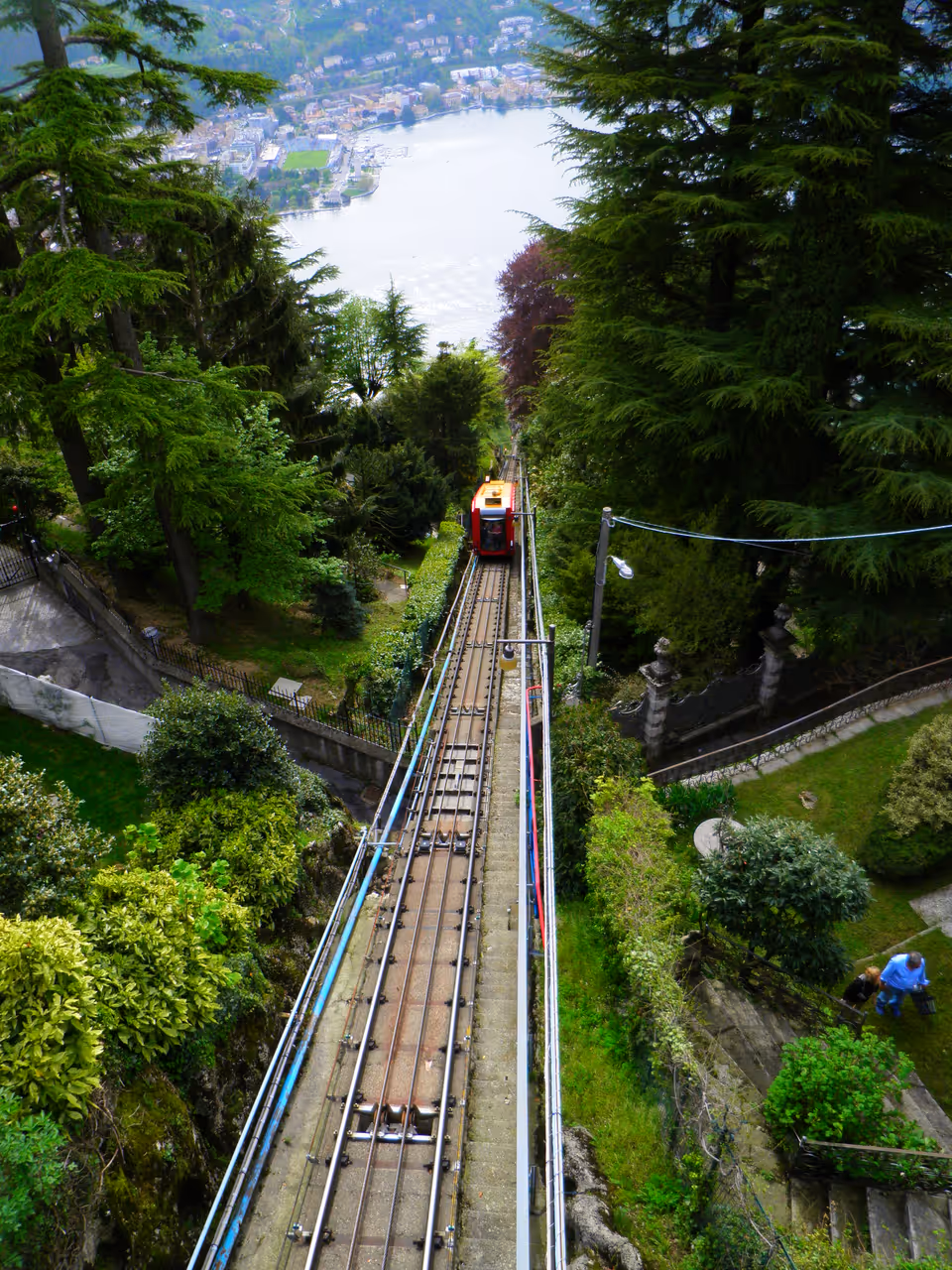 Brunate funicular in Como