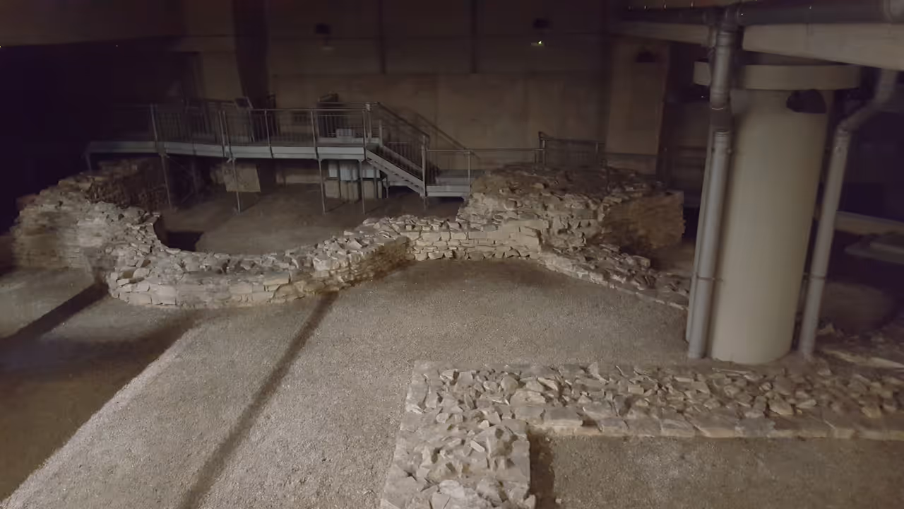 Roman thermal baths in Como