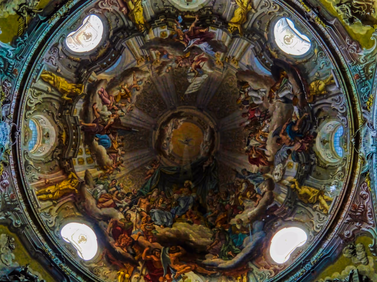 Sanctuary of the holy crucifix in Como