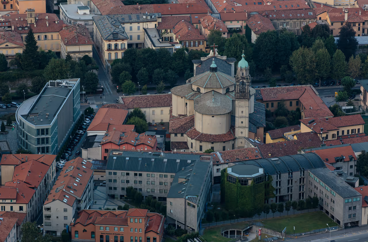 Sanctuary of the holy crucifix in Como