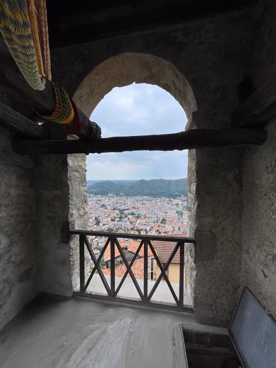 View from Hermitage of san donato in Como
