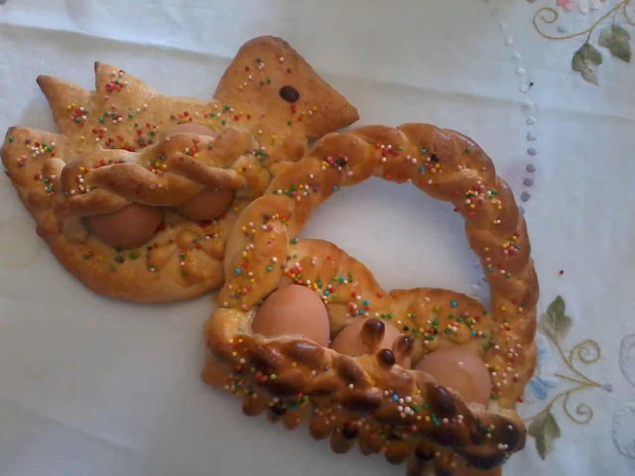 Easter fair market in Como
