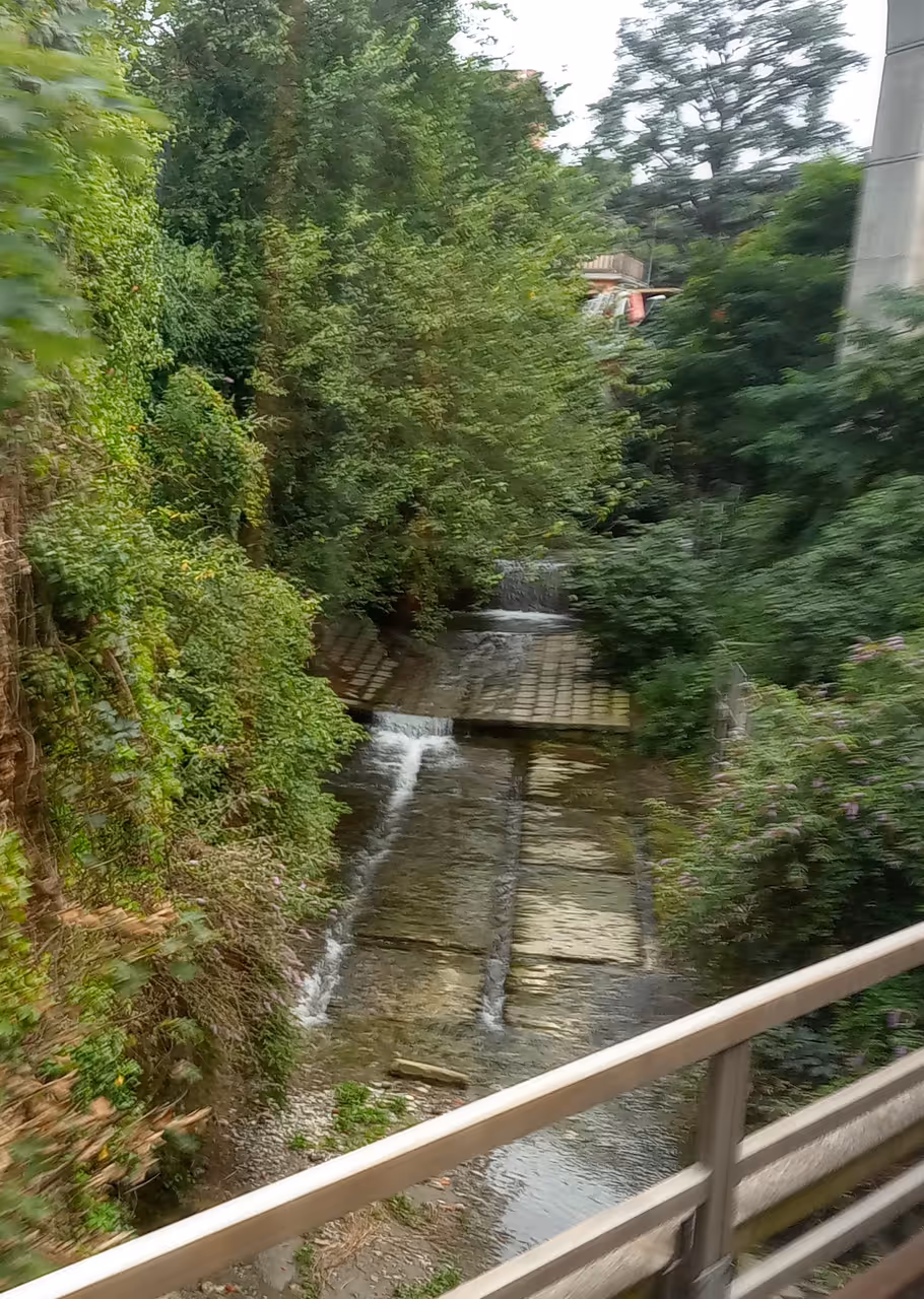 Spina verde regional park in Como