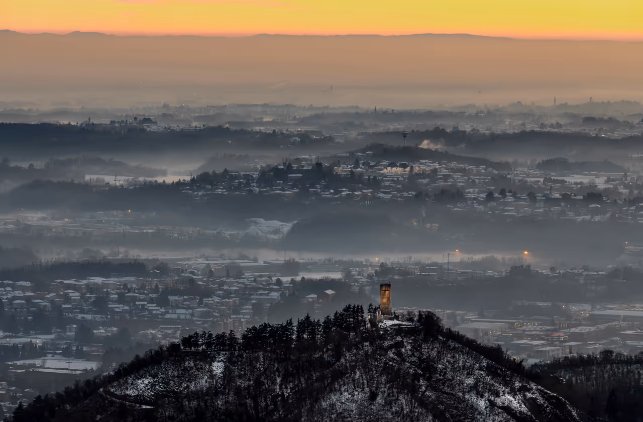 Baradello castle in Como