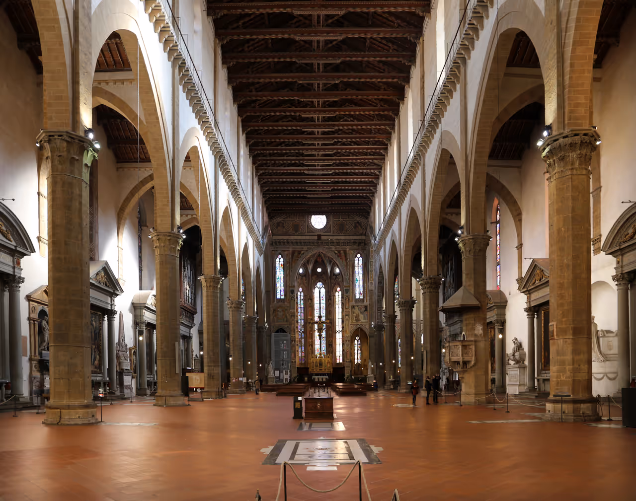 Interior of the Basilica of Santa Croce