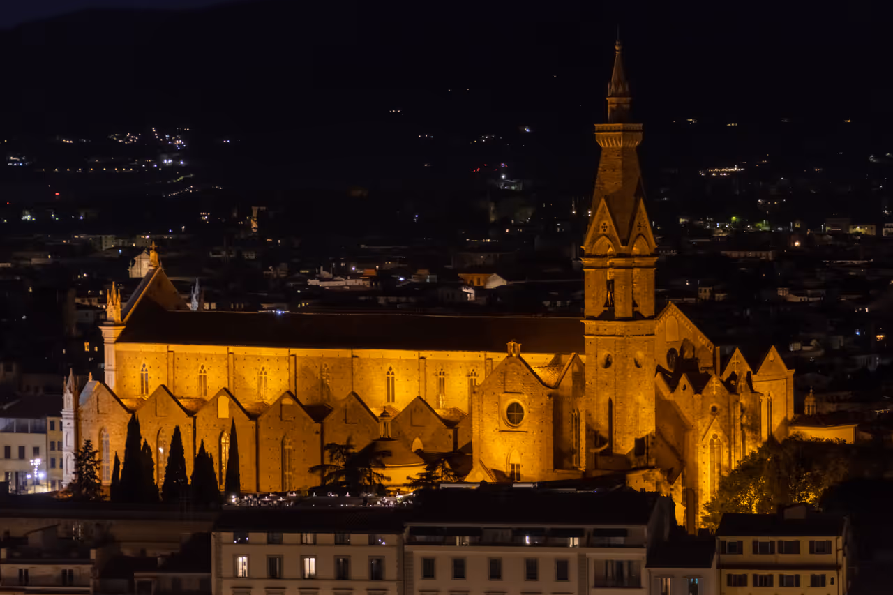 Basilica of santa croce in Florence