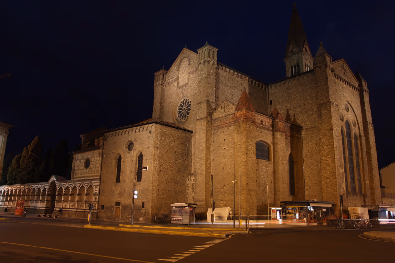 Basilica of santa maria novella in Florence