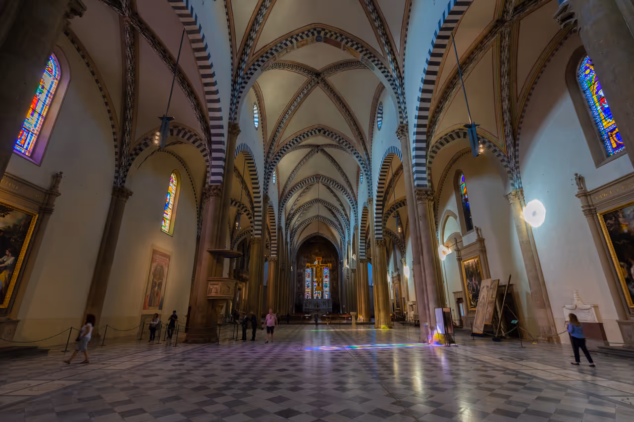Basilica of santa maria novella in Florence