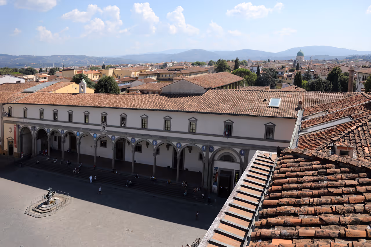 Hospital of the innocents in Florence