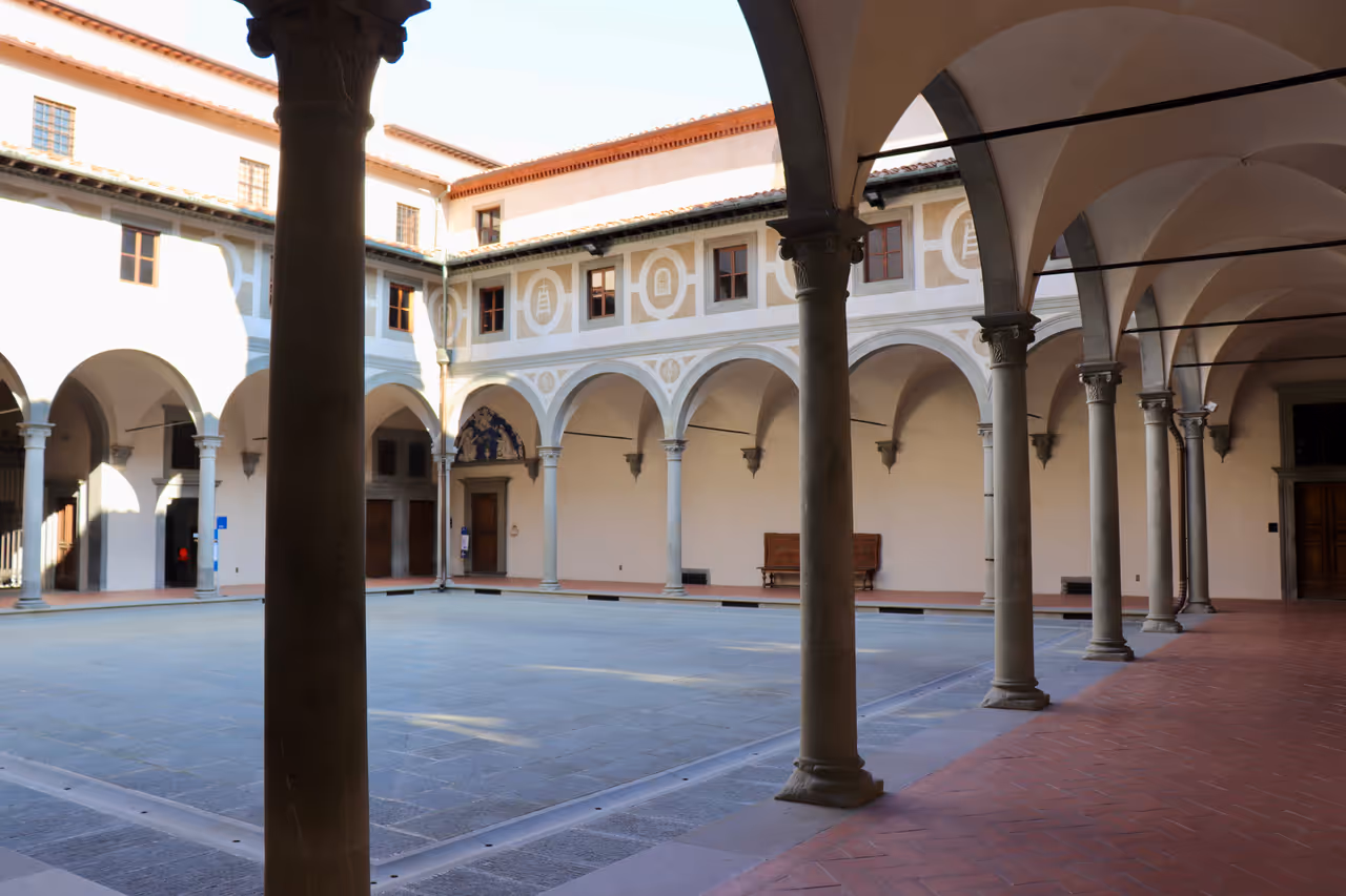 Hospital of the innocents in Florence