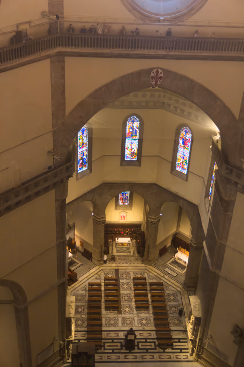 Interior of Santa Maria del Fiore in Florence